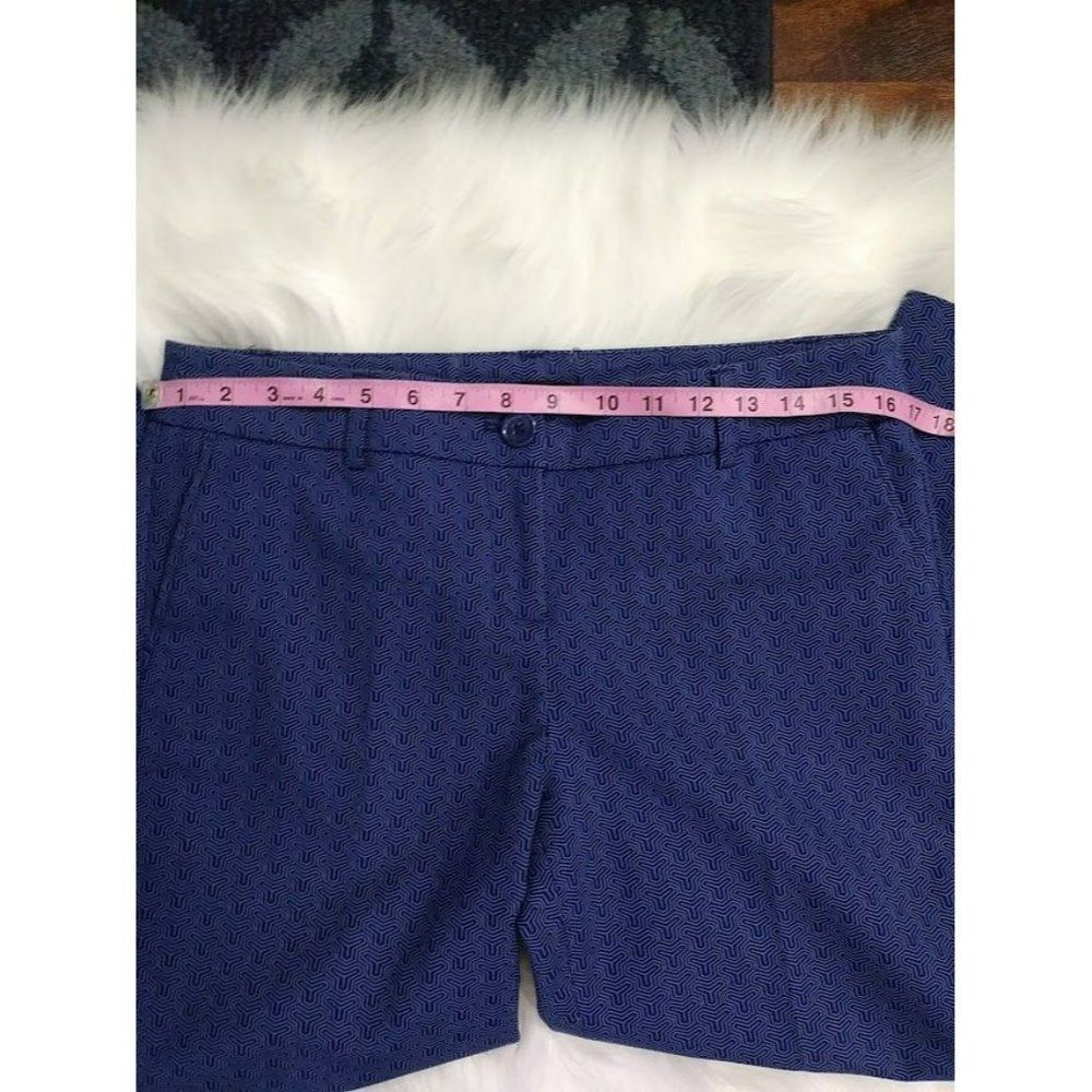 Hilary Radley Women's Blue Flat Front Office Dress Pants Size 6 - Picture 5 of 8